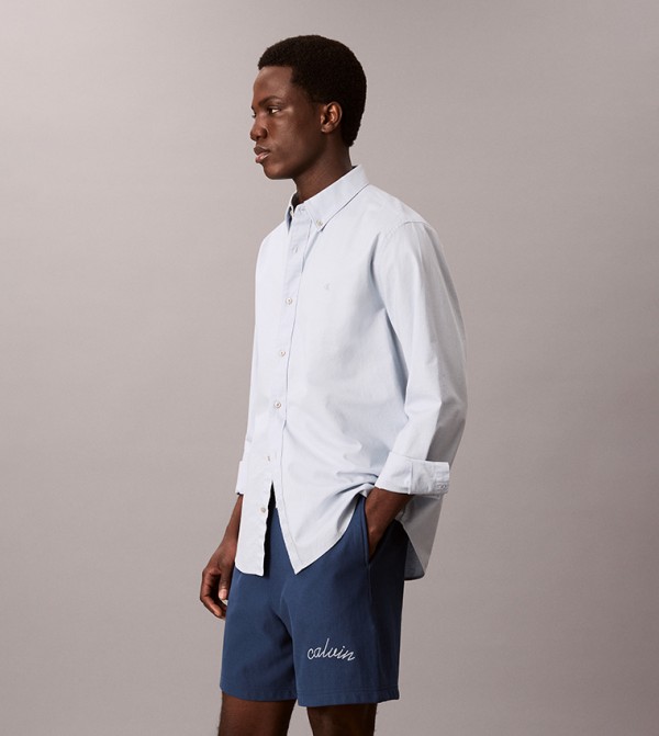 كالفين كلاين  شورتات - أزرق شورت كاجوال