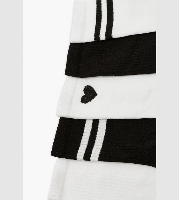 boohoo  Socks - White Calf Length Socks