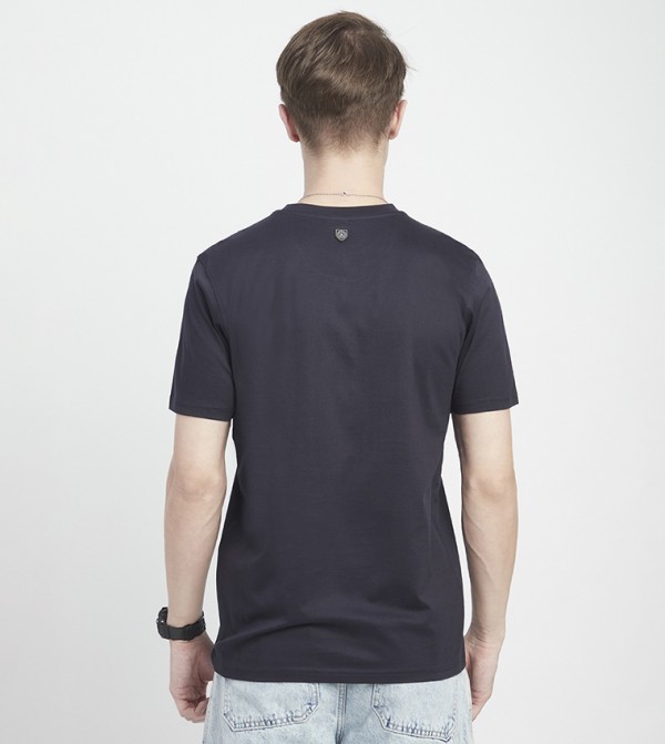 بيفرلي هيلز بولو كلوب  تيشرتات وبلايز - كحلي Round Neck T-Shirts