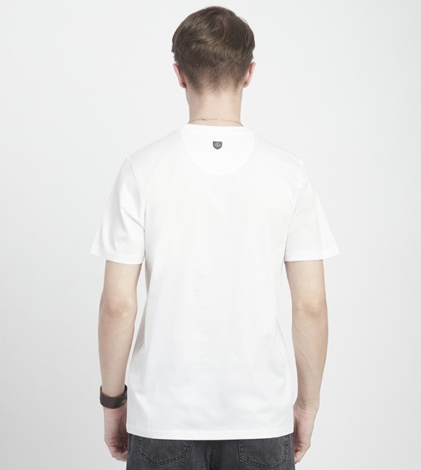 Beverly Hills Polo Club  T-Shirts - White Round Neck T-Shirts