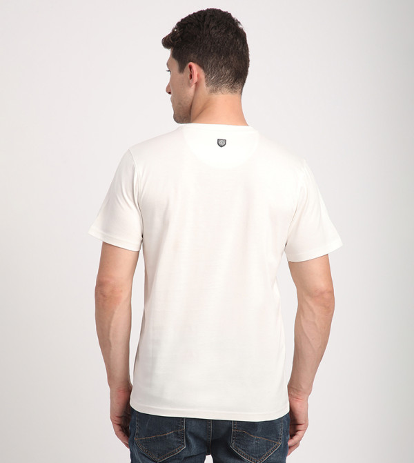 Beverly Hills Polo Club  T-Shirts - Beige Casual T-Shirts