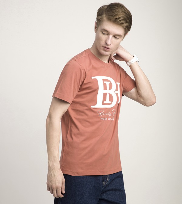 بيفرلي هيلز بولو كلوب  top seller ae - بني  Round Neck T-Shirts