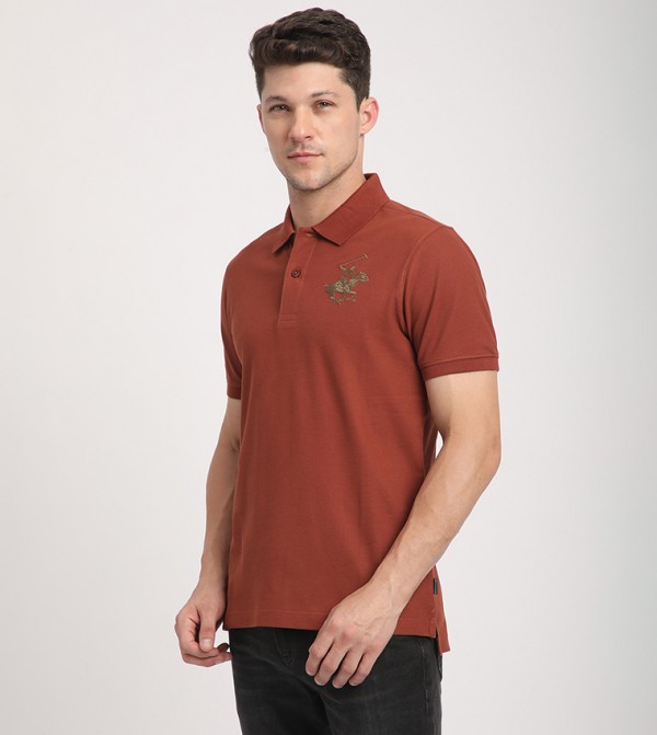 Beverly Hills Polo Club Beverly Hills Polo Club - Brown Polo T-shirts
