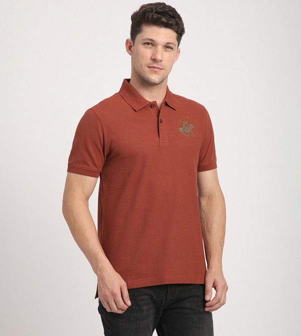 Beverly Hills Polo Club Beverly Hills Polo Club - Brown Polo T-shirts