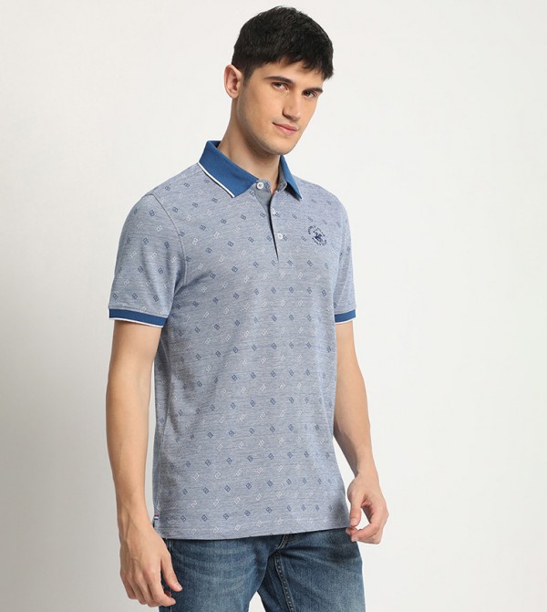 بيفرلي هيلز بولو كلوب  ملابس - أزرق قمصان بولو