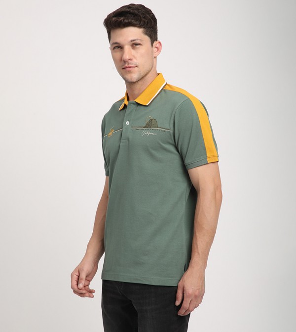 بيفرلي هيلز بولو كلوب تيشيرتات بولو - أخضر قمصان بولو