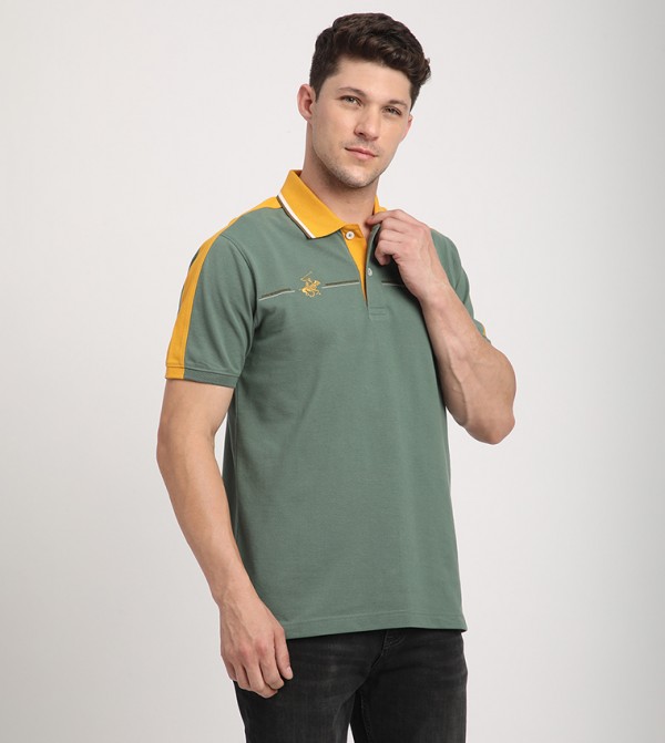 بيفرلي هيلز بولو كلوب تيشيرتات بولو - أخضر قمصان بولو