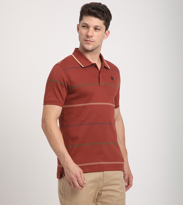 Beverly Hills Polo Club Beverly Hills Polo Club - Brown Polo T-shirts