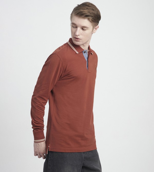 Beverly Hills Polo Club  T-Shirts - Brown Polo T-shirts