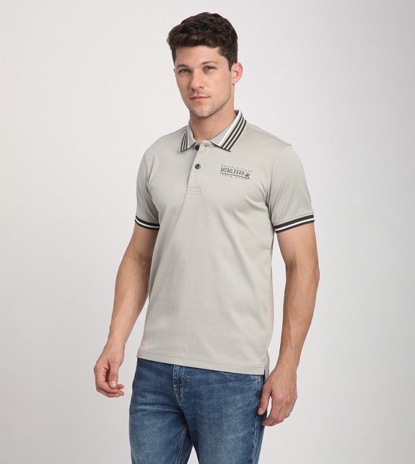 Beverly Hills Polo Club Beverly Hills Polo Club - Grey Polo T-shirts