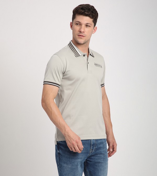 Beverly Hills Polo Club Beverly Hills Polo Club - Grey Polo T-shirts