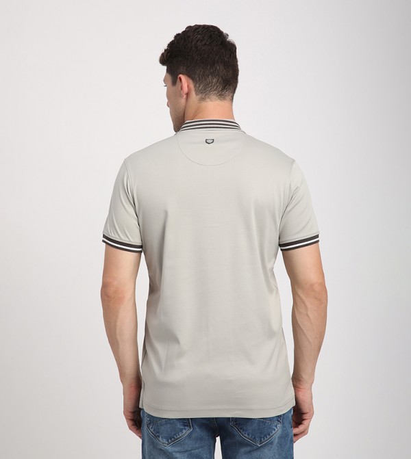 Beverly Hills Polo Club Beverly Hills Polo Club - Grey Polo T-shirts