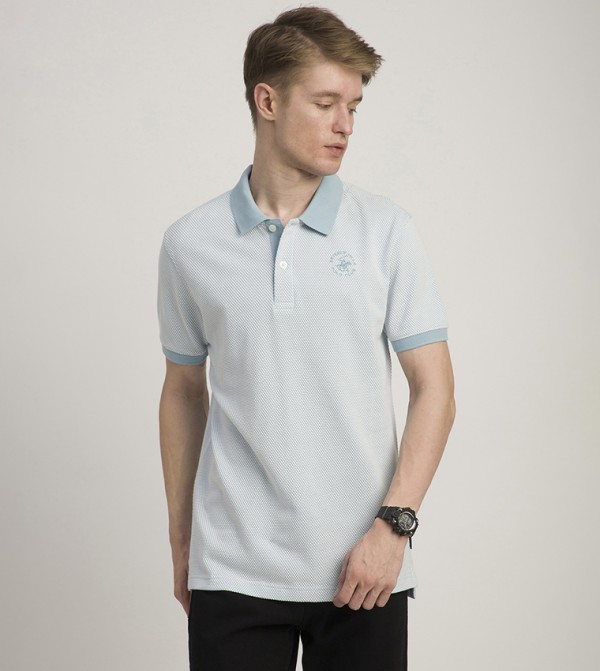Beverly Hills Polo Club  Clothing - Blue Polo T-shirts
