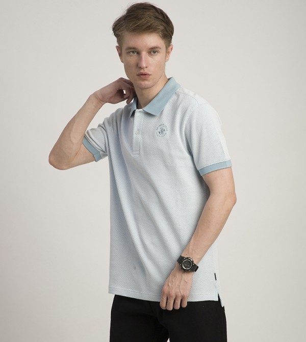 Beverly Hills Polo Club  Clothing - Blue Polo T-shirts