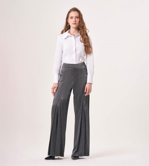 Mizalle Mizalle - Grey Casual Pants