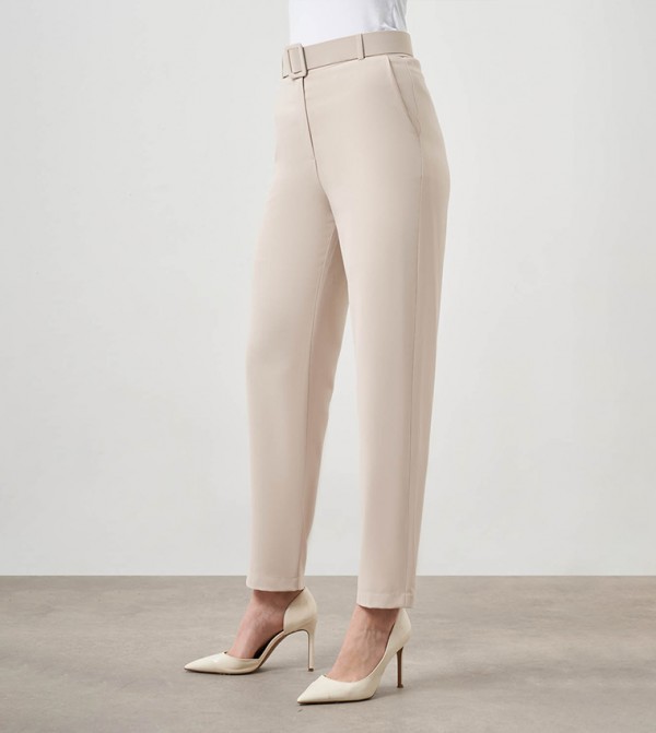 Mizalle Mizalle - White Casual Pants