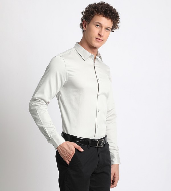 Beverly Hills Polo Club  Formal Shirts - Beige Long Sleeves