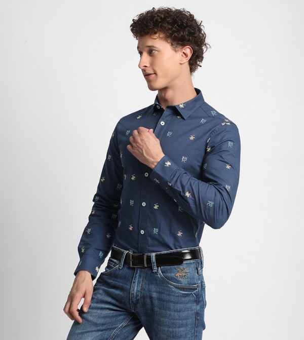 Beverly Hills Polo Club  - Blue Long Sleeves