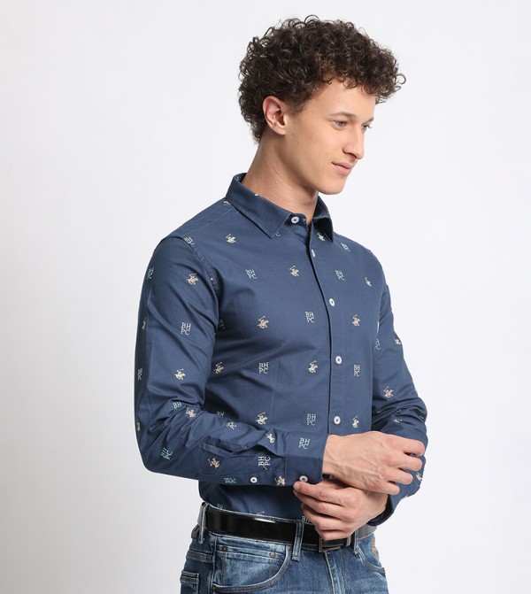Beverly Hills Polo Club  - Blue Long Sleeves