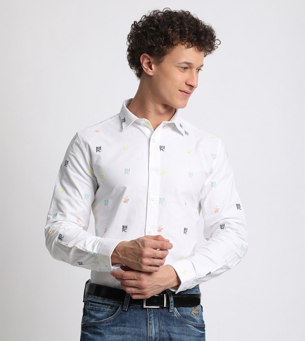 بيفرلي هيلز بولو كلوب  قمصان - أبيض Long Sleeves