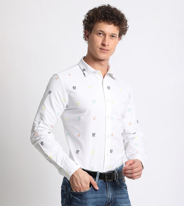 بيفرلي هيلز بولو كلوب  قمصان - أبيض Long Sleeves