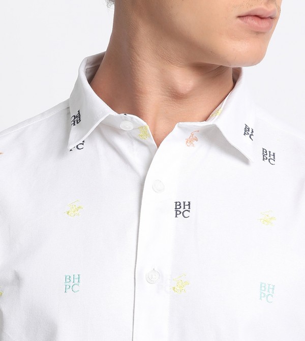 بيفرلي هيلز بولو كلوب  قمصان - أبيض Long Sleeves