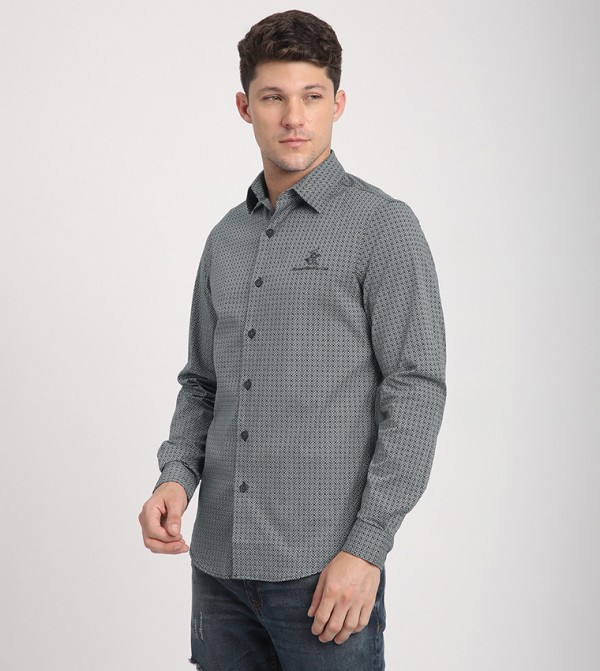 بيفرلي هيلز بولو كلوب قمصان - كحلي مزرق قميص كاجوال