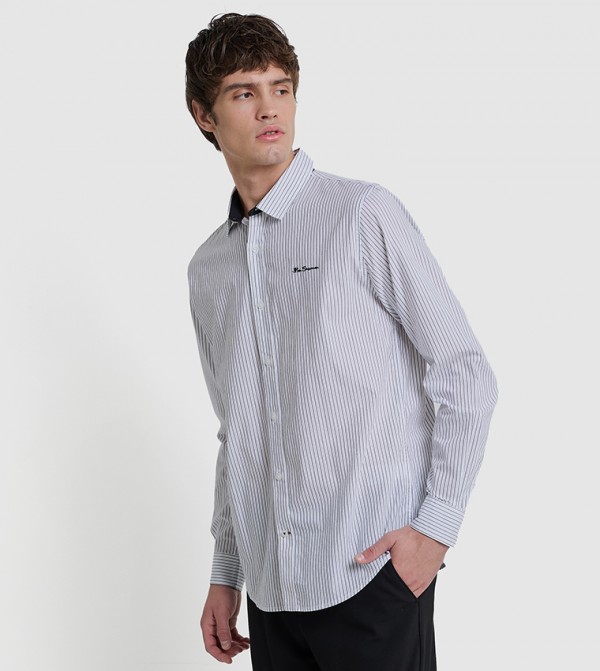 بن شيرمان بن شيرمان - أبيض Long Sleeves