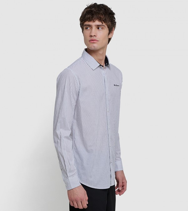 بن شيرمان بن شيرمان - أبيض Long Sleeves