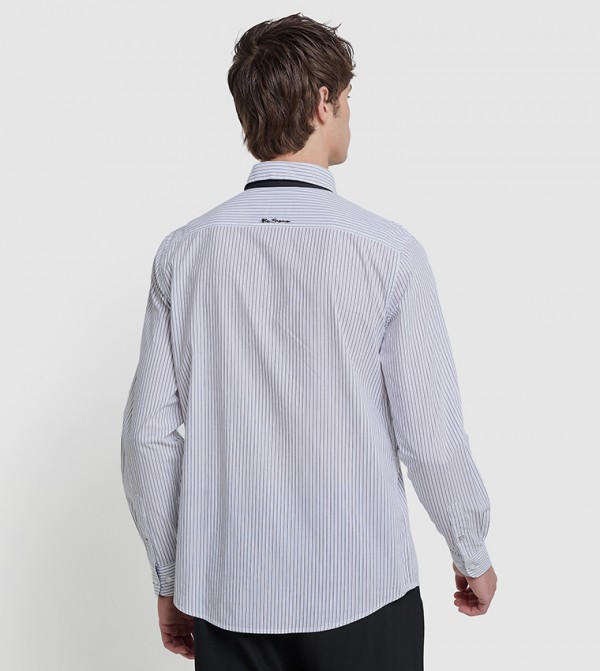 بن شيرمان بن شيرمان - أبيض Long Sleeves