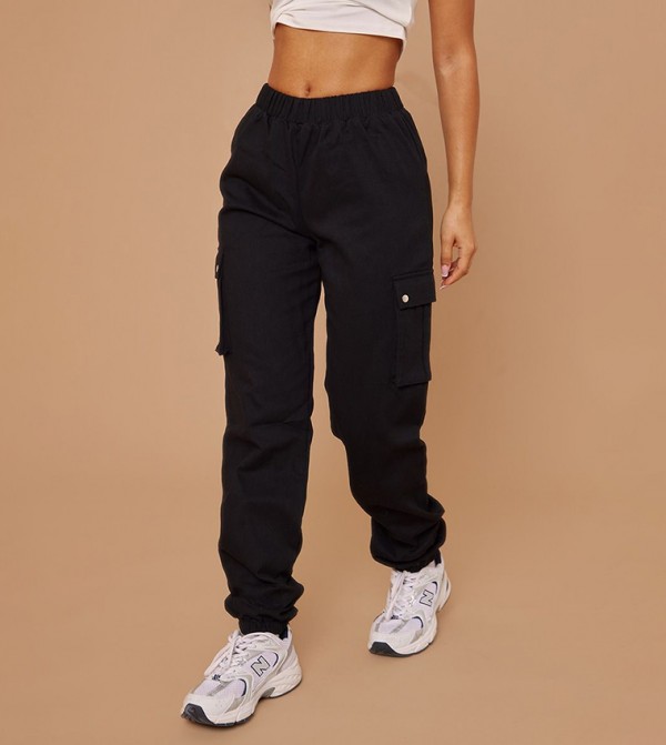 PrettyLittleThing PrettyLittleThing - Black Cargos