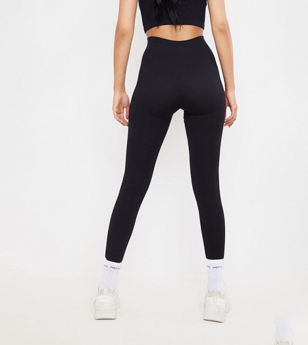 PrettyLittleThing  Clothing - Black leggings