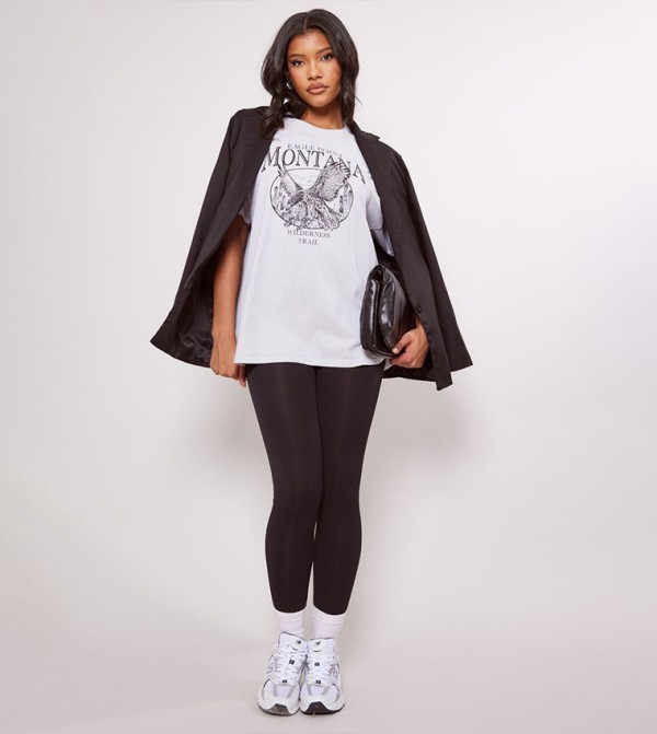 PrettyLittleThing PrettyLittleThing - Grey Short Sleeve T-Shirts