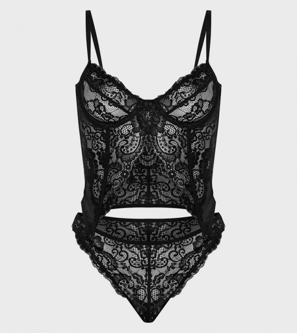 PrettyLittleThing  Lingerie - Black Lingerie Sets