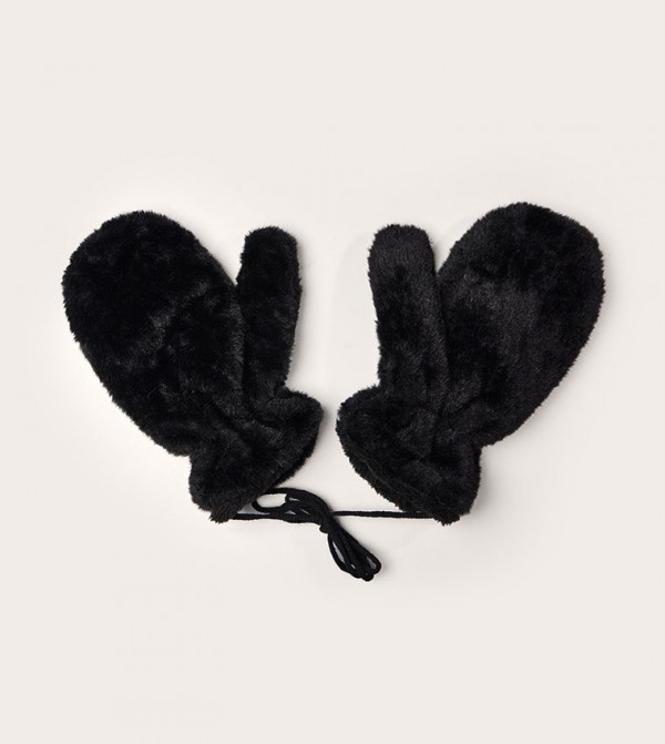PrettyLittleThing - Black Mittens
