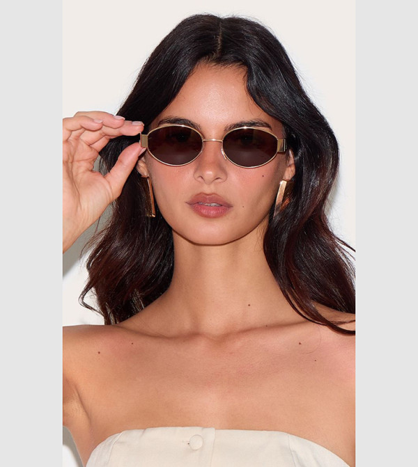 PrettyLittleThing  Sunglasses - Gold undefined