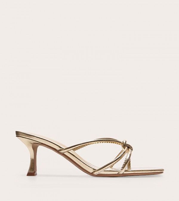 PrettyLittleThing - Outlet  - Gold Heels