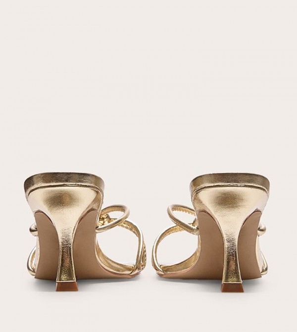 PrettyLittleThing - Outlet  - Gold Heels