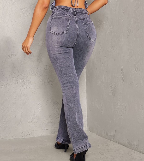 PrettyLittleThing  Jeans - Grey Slim Fit Jeans