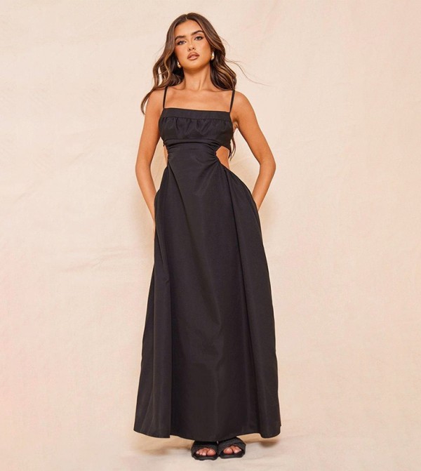 PrettyLittleThing  - Black Maxi Dresses