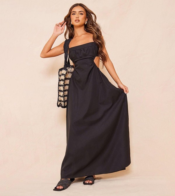 PrettyLittleThing  - Black Maxi Dresses