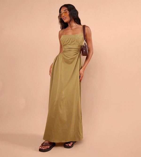 PrettyLittleThing  - Green Maxi Dresses