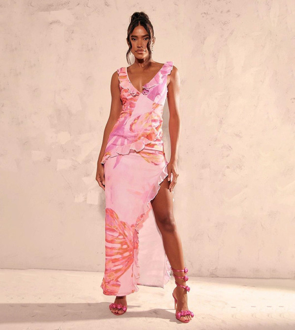 PrettyLittleThing Clothing - Pink Maxi Dresses