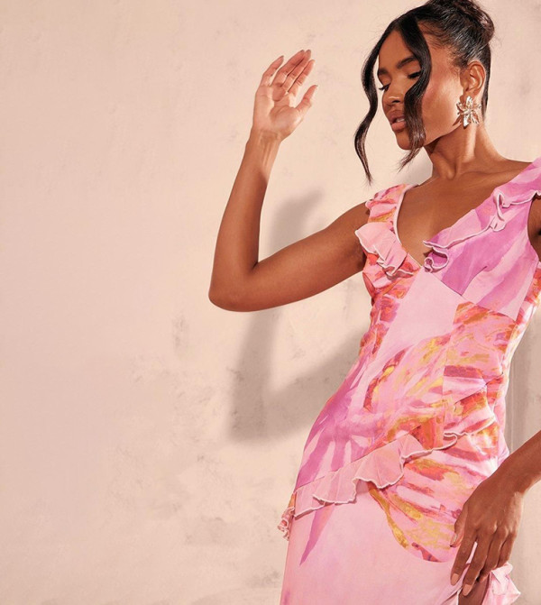 PrettyLittleThing Clothing - Pink Maxi Dresses