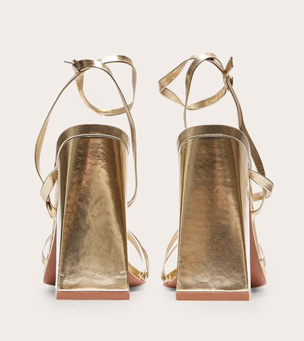 بريتي ليتل ثينغ s-n-plt - ذهبي كعب