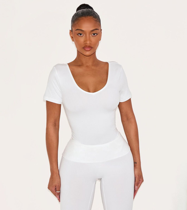 PrettyLittleThing PrettyLittleThing - White Bodysuit