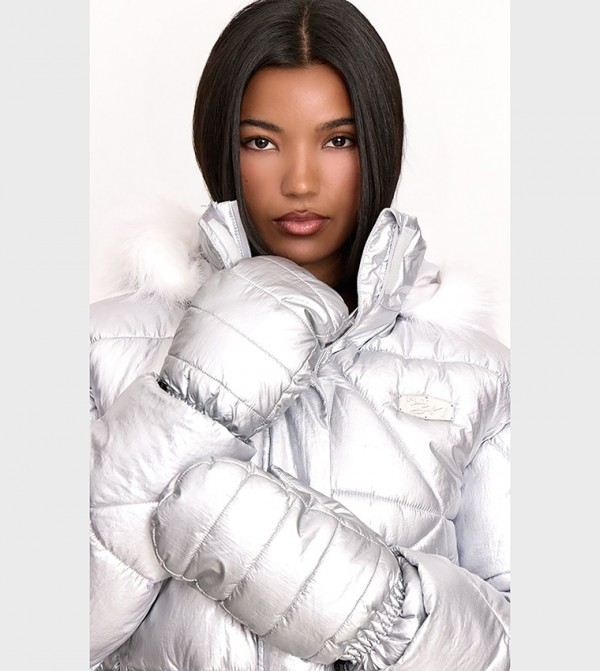 PrettyLittleThing - Silver Mittens