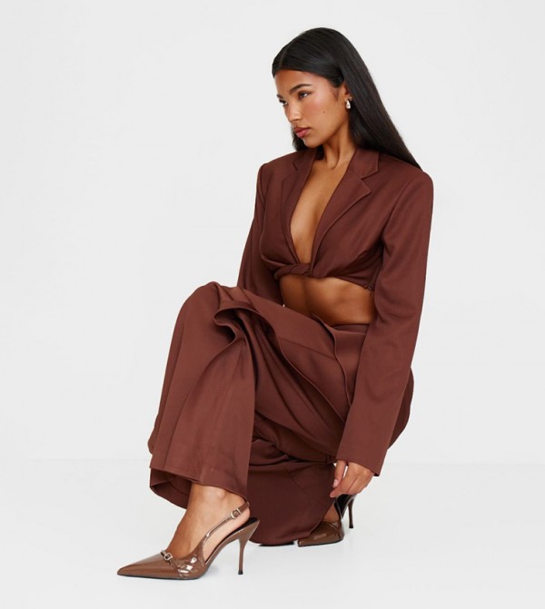 PrettyLittleThing - Outlet  - Brown Pumps