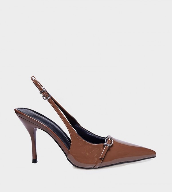 PrettyLittleThing - Outlet  - Brown Pumps