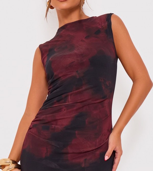 بريتي ليتل ثينغ  valentine-2026 - بني محمر  Maxi Dresses